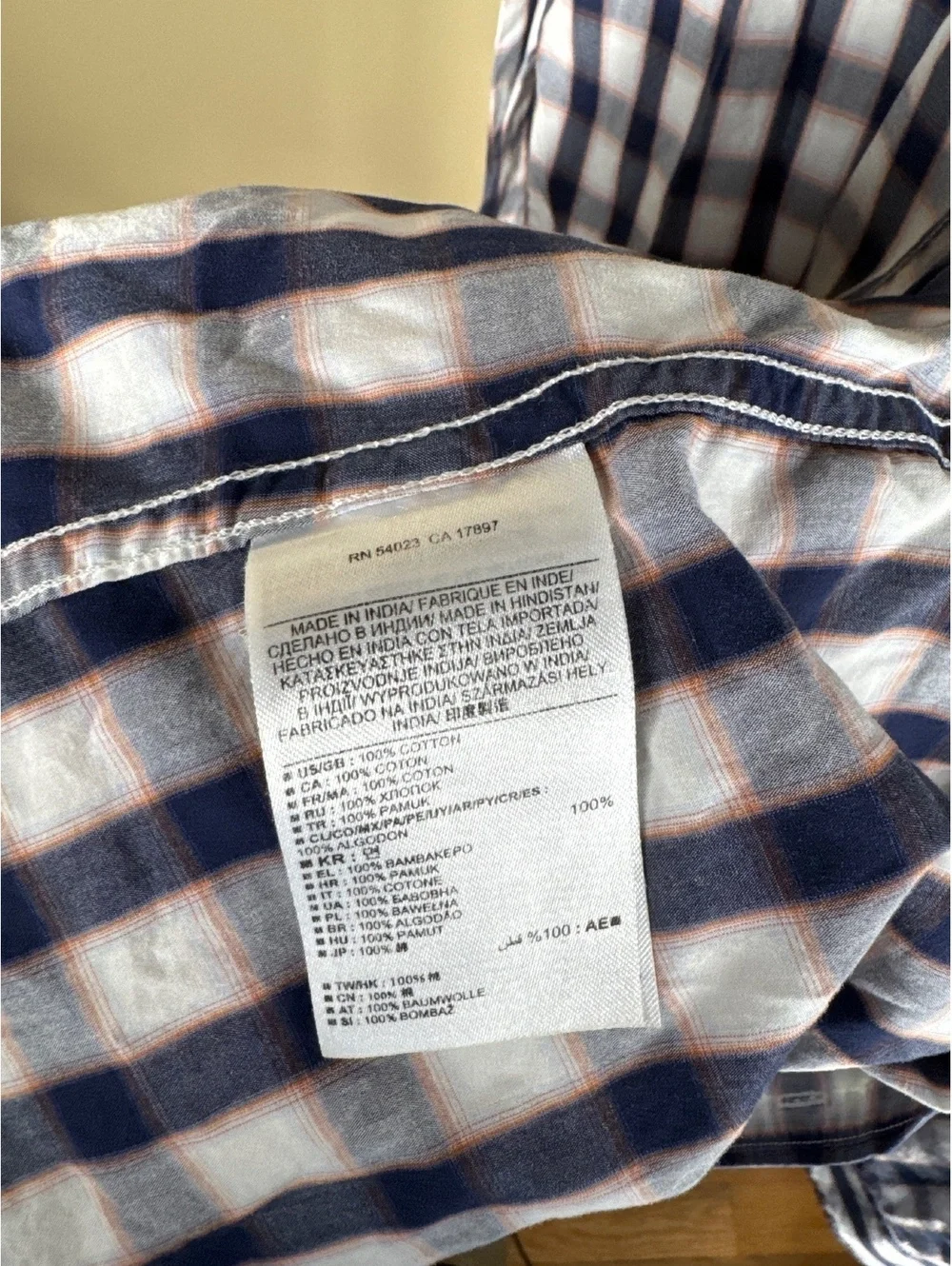 Banana Republic Soft Wash Tailored Slim Fit Long Sleeve Shirt Large